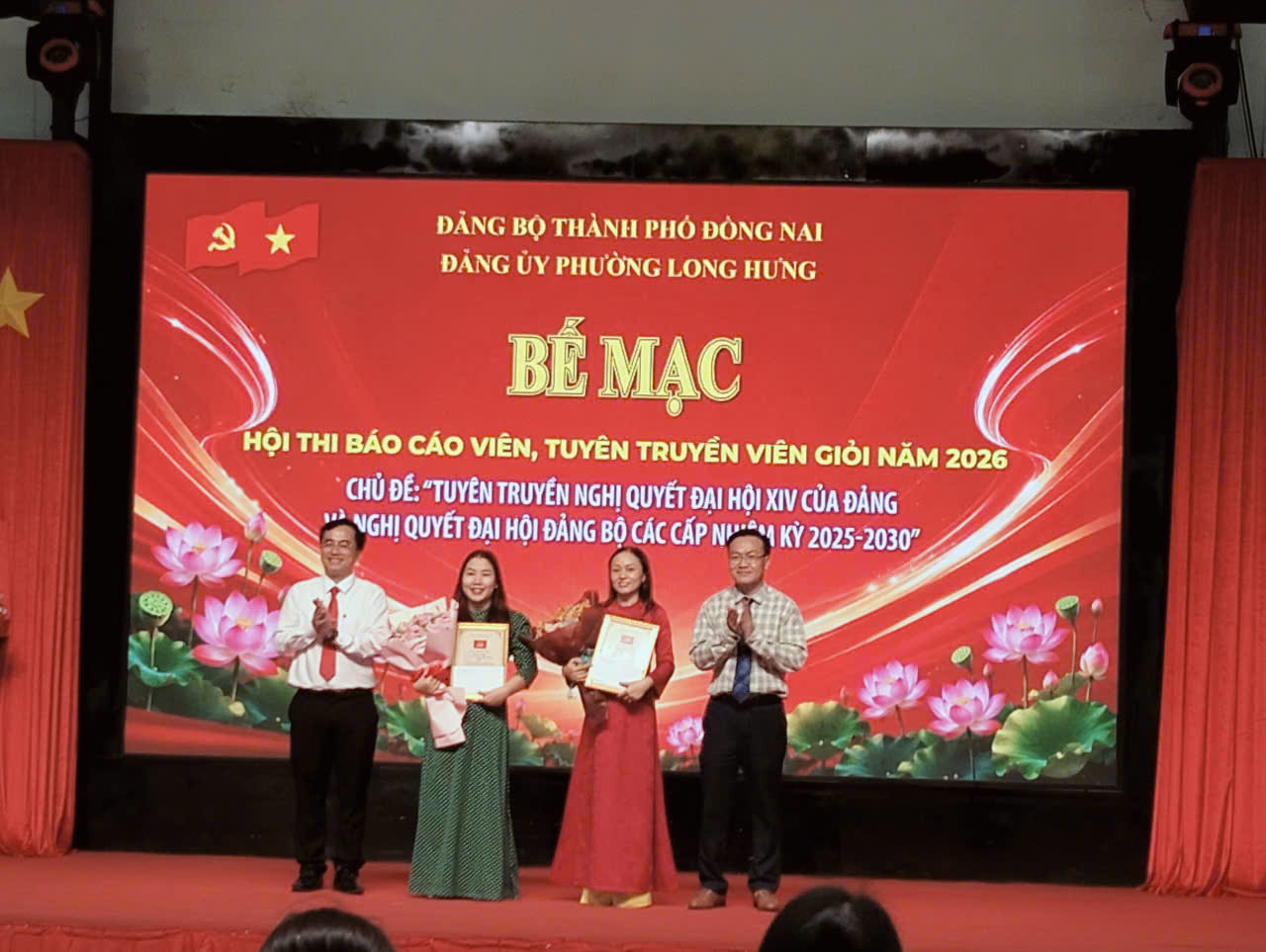 HỘI THI BÁO CÁO VIÊN, TUYÊN TRUYỀN VIÊN GIỎI NĂM 2026